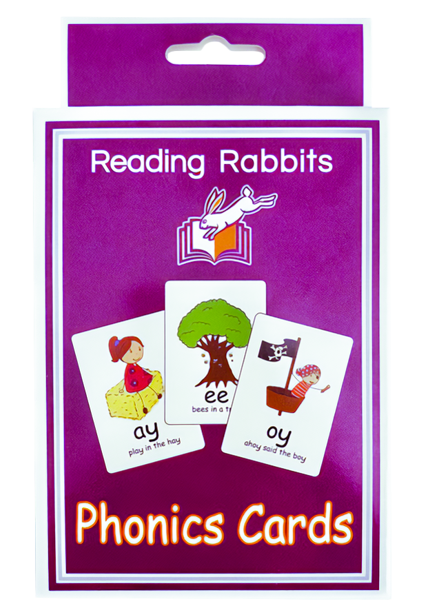 Reading Rabbits Phonics Cards- Digraphs and Trigraphs