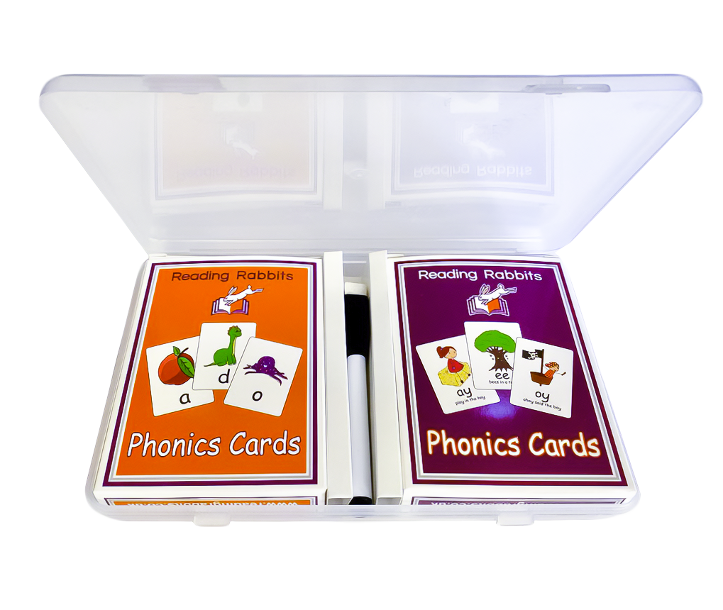 Reading Rabbits Phonics Cards- Double Set