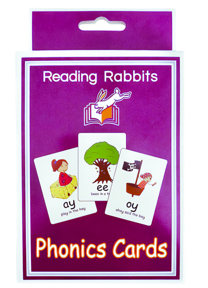 Reading Rabbits Phonics Cards- Digraphs and Trigraphs