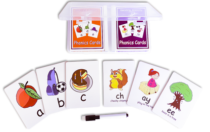 Reading Rabbits Phonics Cards- Double Set
