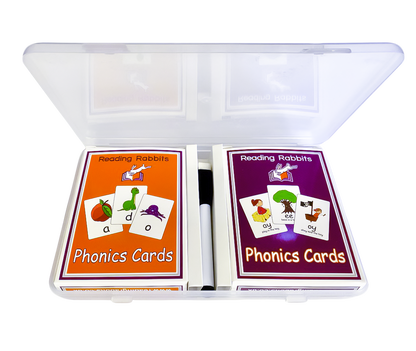 Reading Rabbits Phonics Cards- Double Set